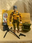 1988 Vintage GI Joe  ARAH Tiger Force Lifeline v2 Figure 100% Complete File Card