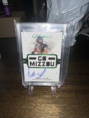 Drew Lock 2019 Flawless Collegiate ''GO MIZZOU'' Patch Auto #2/5