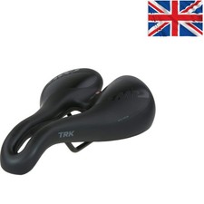 Selle TRK Women's Gel Saddle - Large, Lightweight 272 x 177 mm - Black Elegance