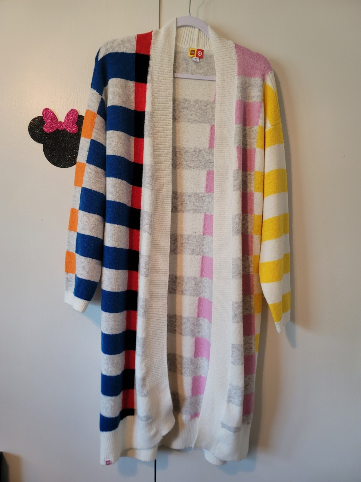LEGO Collection Target Long Duster Knit Cardigan Sweater - Small - Multi-color