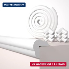 Edge Protector for Baby Proofing, 6.6FT 0.67''Th L-Shape Air Buffering Soft NBR