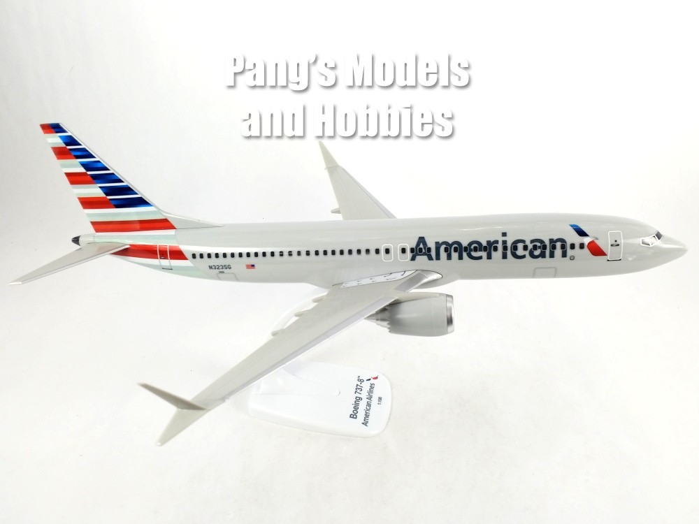 Boeing 737 Max 8 737-8 American Airlines 1/100 Scale Model Flight Miniautures