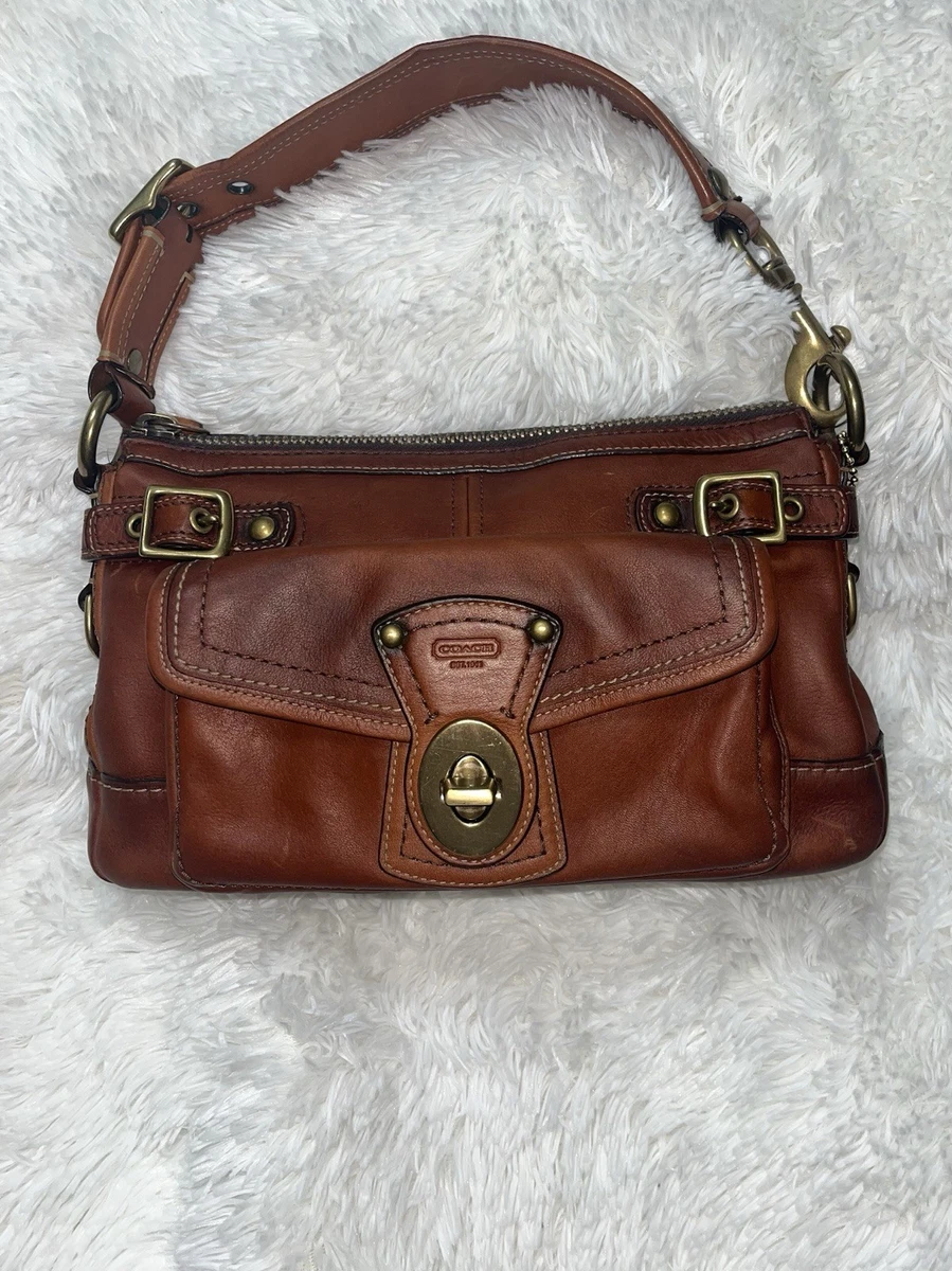 美品✨️　Coach Signature Legacy Shoulder Bag Coach Legacy Shoulder Bag, B4/Merlot, One Size : Amazon.ca