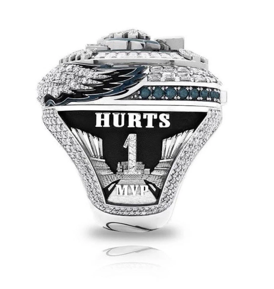 Limited Edition Philadelphia Eagles Super Bowl LIX Ring, Hurts Wings Pop - Image 4 of 4
