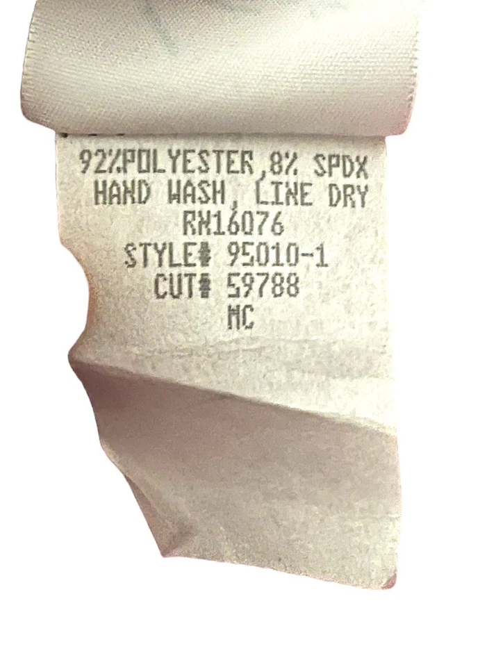 Leo’s Dancewear Vintage Negro Rojo Blanco Manga Larga Disfraz de Baile MC Mediano Foto 4 de 4