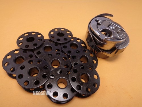 Boîte à Canette Et Canettes (bobbins) Pour Machine à Coudre Juki, Consew, Singer, Brother - 5+20 Pièces