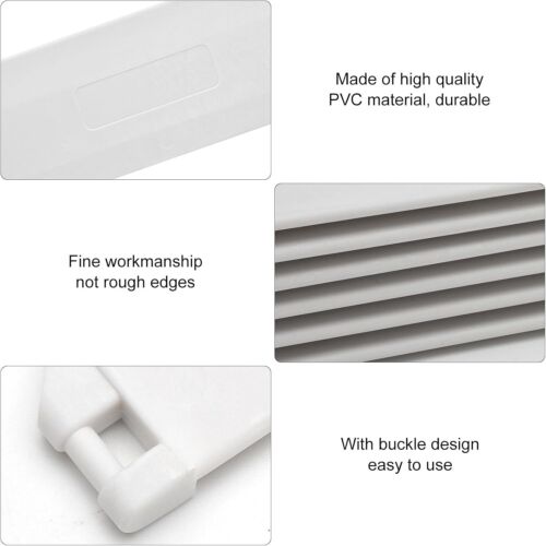 2.2m x 127mm Vertical Blind Slats Drapes Curtain Bottom Weights DIY Repair Parts - Picture 11 of 13
