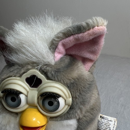 Vintage Furby Buddies Bean Filled Plush Toy 1999 Tiger 4” - Picture 3 of 12