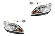 Scheinwerfer Set Halogen passend für Ford Focus 05 02/08-01/11 H7 H1 Nebel Le.