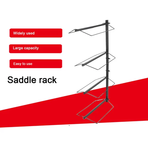 Heavy Duty Saddle Rack Wall Mounted 4 Tier Horse Saddle Hanging Storage Rack
