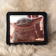 New In Box Buckle-Down Men's Bi-fold Wallet -   Cute Baby Yoda The Child Design