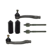 6 Pc Steering Kit for Honda Civic 1996-2000 All Models Inner & Outer Tie Rod End