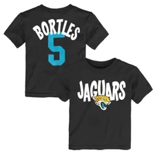 Blake Bortles Jacksonville Jaguars NFL Infant Black "Whirlwind" T-Shirt