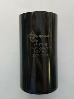 330V 330VAC Motor Start Capacitor 145-174 MFD uF HVAC Cap + US Free Shipping