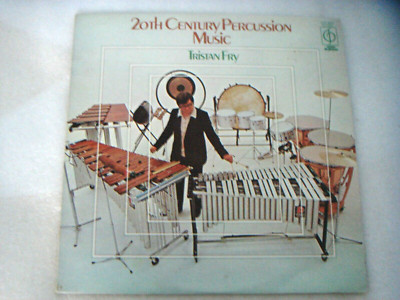 P4-TRISTAN FRY-20th CENTURY PERCUSSION MUSIC-UK LP-1975-NM-UNPLAYED-Stockhausen