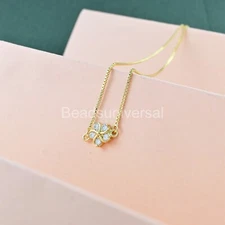 Tiny Sparky Flower Beautiful Bracelets Cubic Zircon Gemstone Jewelry Dainty Wear