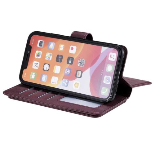 10 Card Holder Wallet Leather Case Cover For iPhone 11 Pro Max XS XR 6s 7 8 SE 2 - Picture 42 of 43