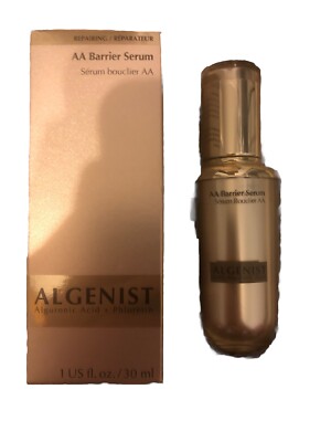 Algenist Repairing AA Barrier Serum Alguronic Acid + Phloretin 1 oz 30 ml nib