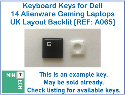 Tastatur Ersatz Tasten für Dell 14 Alienware Gaming Laptops UK Layout Hintergrundbeleuchtung
