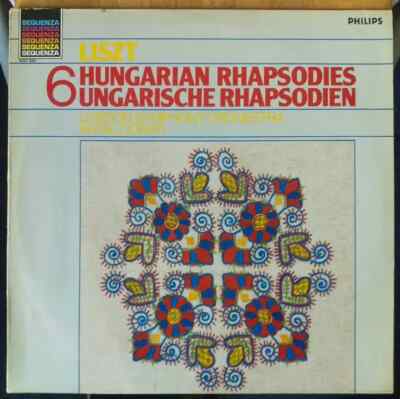 Franz Liszt 6 Ungarische Rhapsodien Philips Vinyl LP