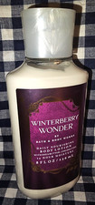 ALL NEW Winterberry Wonder Body Lotion 8 oz Bath Body Works