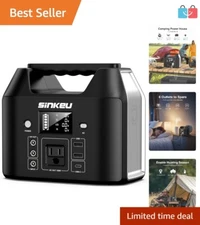 Versatile 150W Solar Generator with 6 Outputs - Ideal for Camping & Emergencies