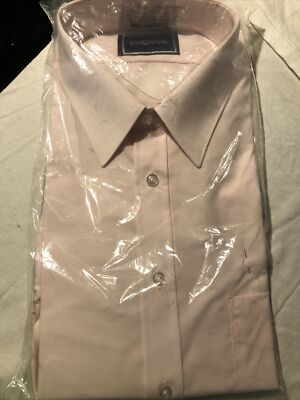 Men's Shirt Cordova Size 16 1/2 ss New In Package Light Pink | eBay