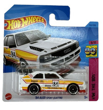Hot Wheels 1984 Audi Sport Quattro White HW The 80's Number 152 New and Unopened
