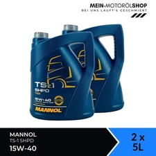 Mannol TS-1 SHPD MB 229.1 MB 228.3 MAN Volvo MTU 15W-40 2x5 Liter = 10 Liter Mannol TS-1 SHPD MB 229.1 MB 228.3 MAN Volvo MTU 15W-40 2x5 Liter = 10 Liter