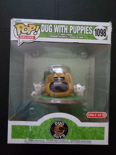 Funko POP Deluxe Disney Pixar Up Dug Days Dug with Puppies Vinyl Figure 1098