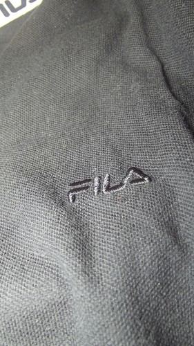 Fila T-Shirt Donna Nera Cotone Taglia 46 Scollo A V Bottoni Manica Corta Casual - Foto 5 di 12