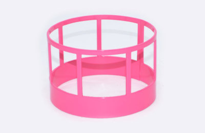 Little Buster Toy Heavy Duty Metal Cattle Hay Feeder Pink 500214