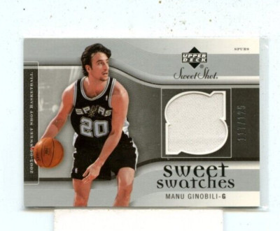 その他 UD Sweet Shot Emanuel Ginobili auto MANU GINOBILI 2005-06 Upper Deck Sweet Shot Sweet Swatches Jersey