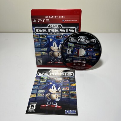 Sonic's Ultimate Genesis Collection (PS3 PlayStation 3 2009) CIB Complete