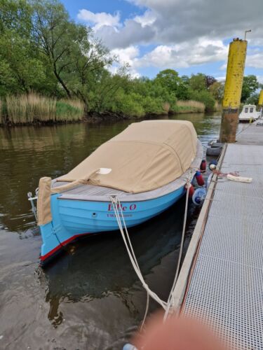 Motorboot, Fischerboot, Tuckerboot mit Strassentrailer - Bild 6 von 16