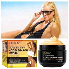 50ml Intensive Tanning Gel Tanning Accelerator Cream Gel for Sunbeds Outdoor Sun
