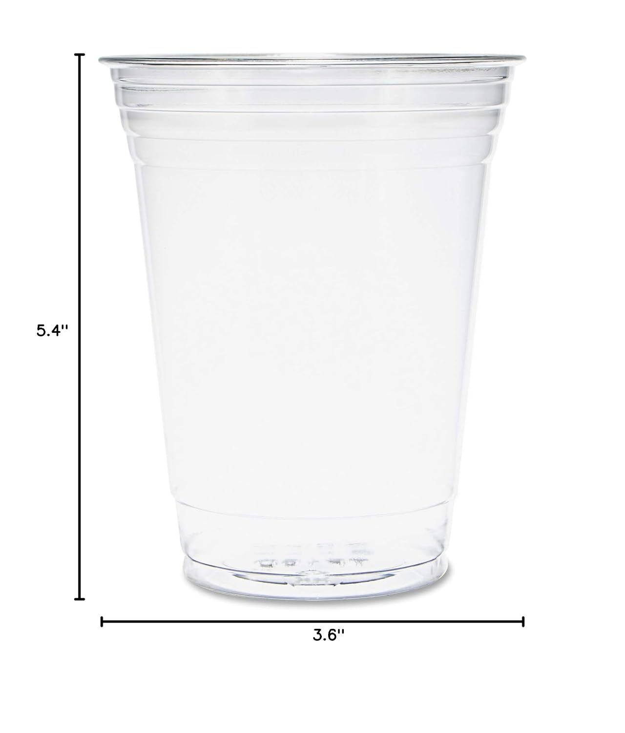 Solo Ultra Clear 16 Oz Plastic Cold Cup, TP16D (1,000 Count),15.26 Pounds