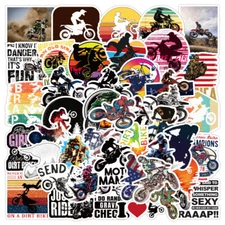 100Pcs  Motocross Sticker for Adults Teens Girls Scrapbooking Water Bottles