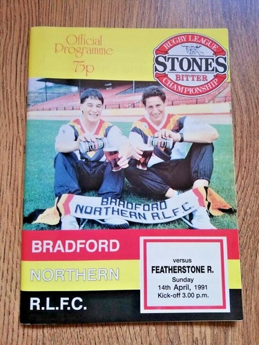 Bradford Northern Rugby League Programmes 1971 - 1993 - Picture 126 of 141