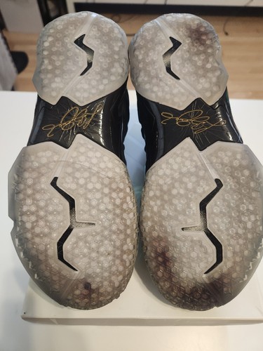 Nike LeBron James XI 11 EXT King’s Crown W/box Men Size 8 Black Metallic Gold - Picture 5 of 12