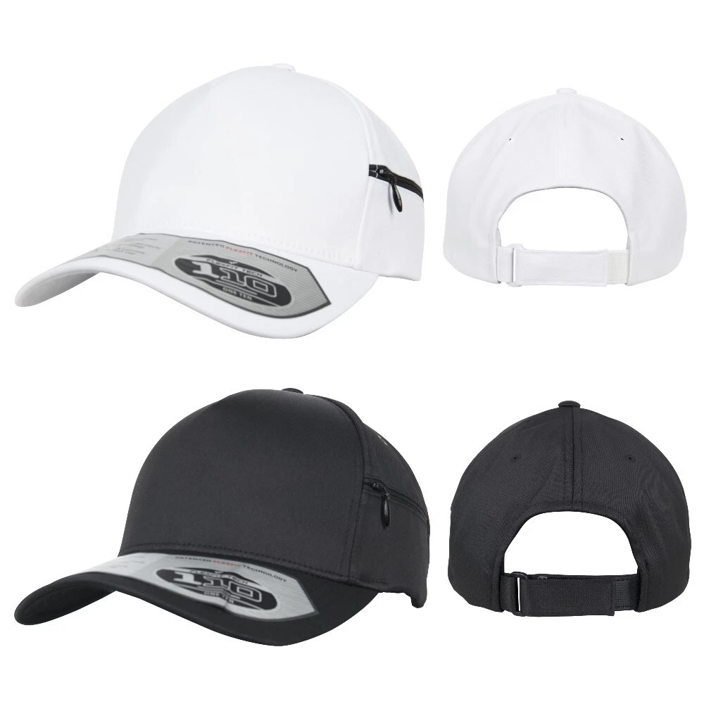 Yupoong 110 Pocket Flexfit Cap Baseball Cap Brim Hat Sport Zip Hat