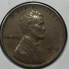 1910 - Lincoln Wheat Cent #14004