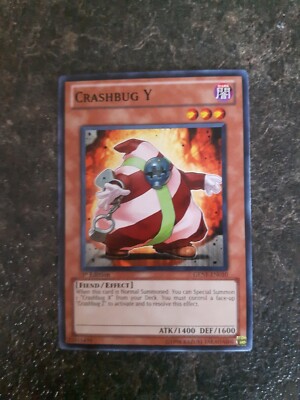 Crashbug Y Effect 1st Edition YuGiOh Card GENE-EN010