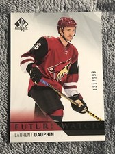 2015-16 SP Authentic #205 Laurent Dauphin RC /999 - Arizona Coyotes