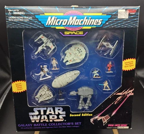 2 STAR WARS Micro Machines Galaxy Battle Collector's Set Galoob Limited 1994 VTG