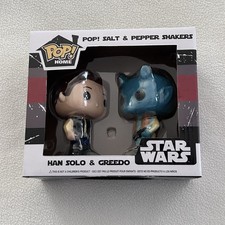 Nuevo en caja Funko Pop Star Wars Salero y Pimentero Hans Solo Sal y Greedo Pepper