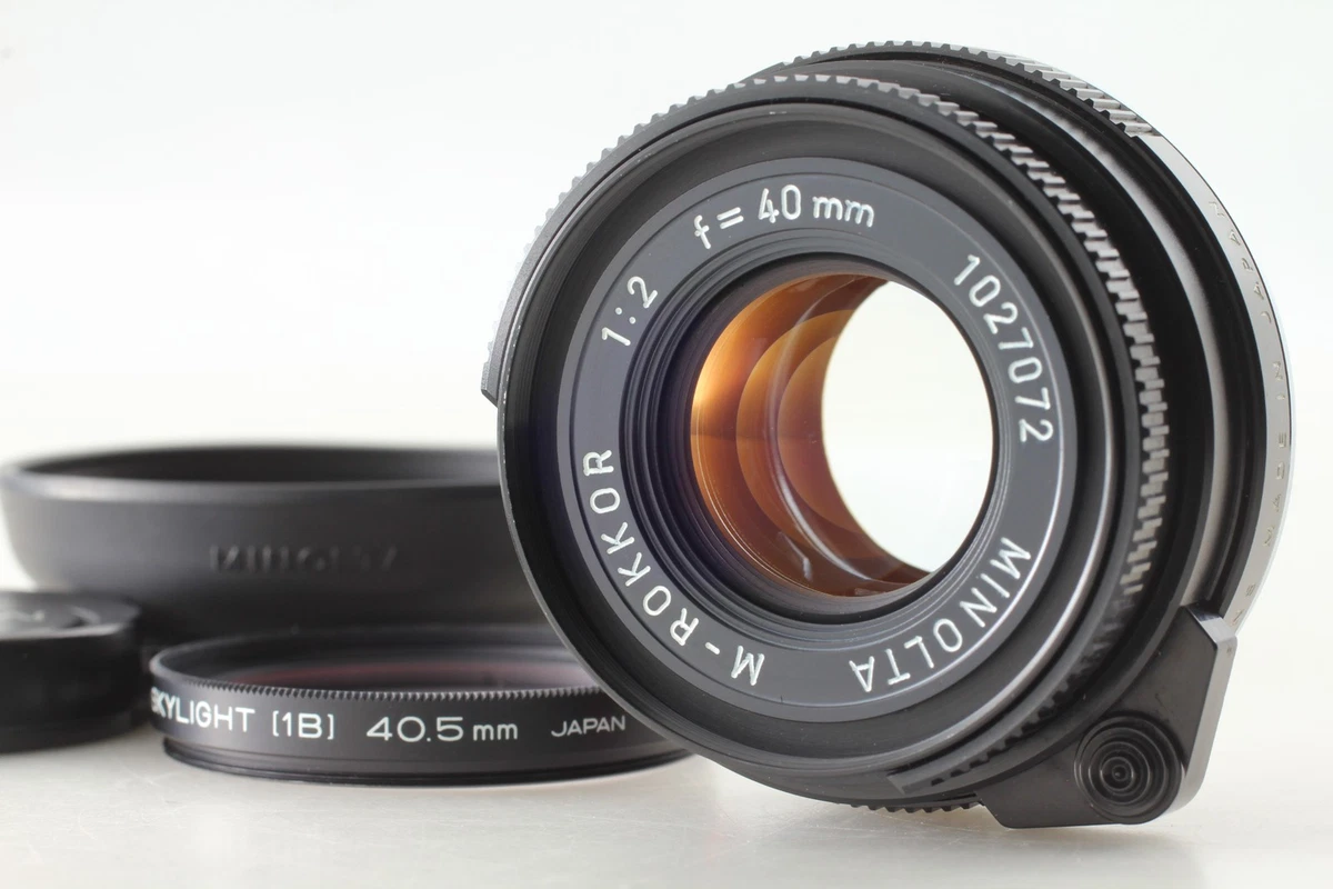 Minolta f/2 Camera Lenses 40mm Focal for sale | eBay