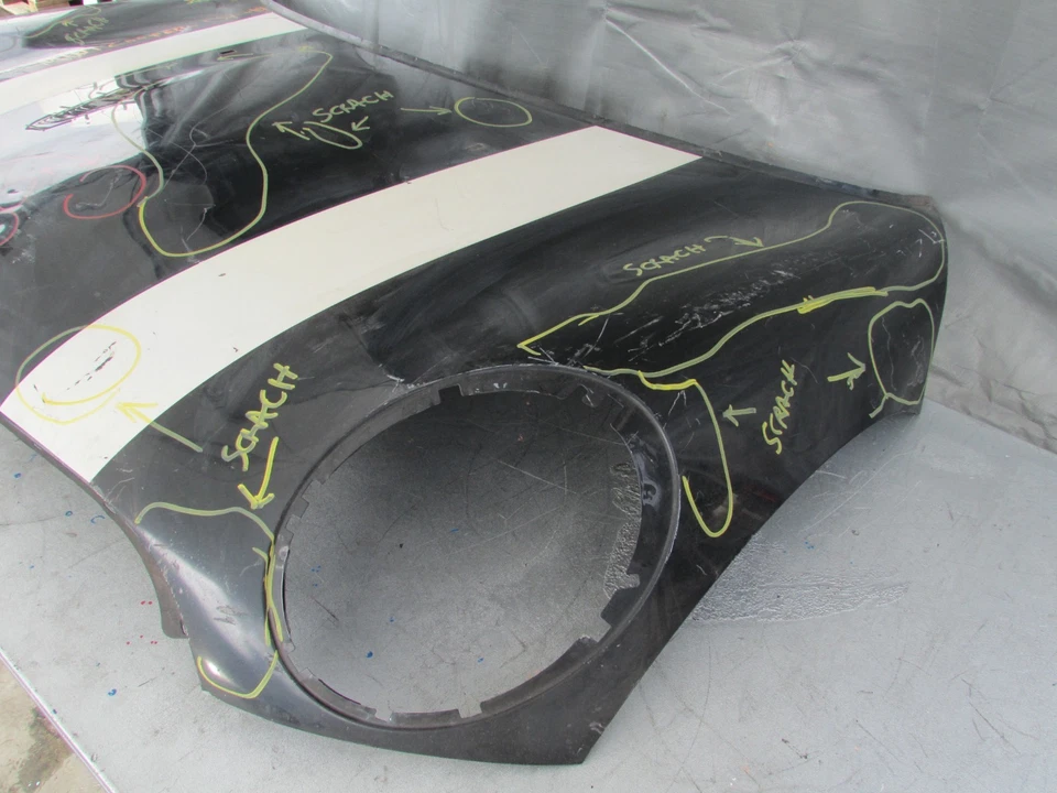 2007-2008-2009-2010 MINICOOPER CLUBMAN R55 КАПОТ КРЫШКА ПАНЕЛИ ЧЕРНЫЙ OEM - Изображение 3 из 4