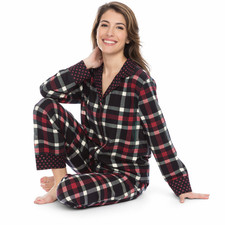 Vera Bradley Women's XL Pajama Set Red Cotton H0264