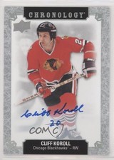 2018-19 Upper Deck Chronology Franchise History Cliff Koroll #FH-CH-CK Auto ya8